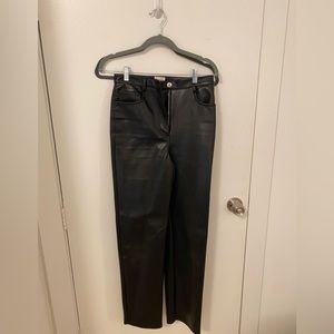 Artizia Wilfred leather pants